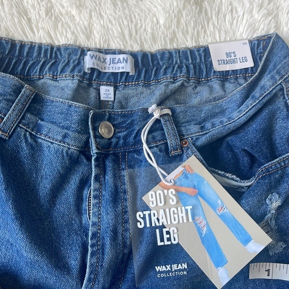 Wax Jean Los Angeles 90s Straight Leg Jeans - Picture 8 of 9